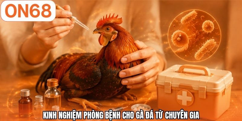 Kinh nghiệm phòng bệnh cho gà đá từ chuyên gia