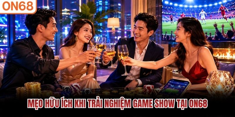 Mẹo hữu ích khi trải nghiệm game show tại ON68