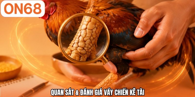 Quan s&aacute;t & đ&aacute;nh gi&aacute; vẩy chiến k&ecirc; t&agrave;i