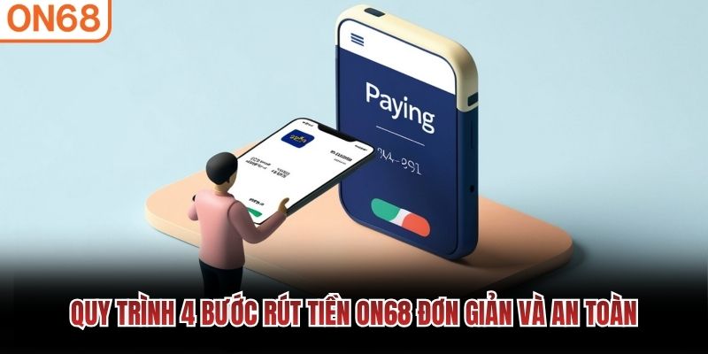 Quy trình 4 bước rút tiền ON68 đơn giản và an toàn
