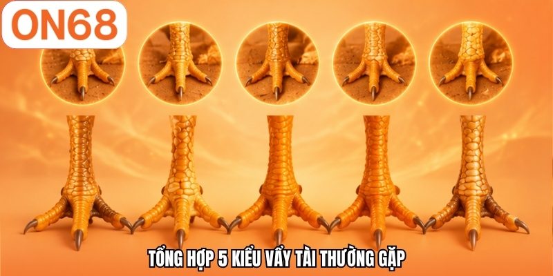 Tổng hợp 5 kiểu vẩy t&agrave;i thường gặp