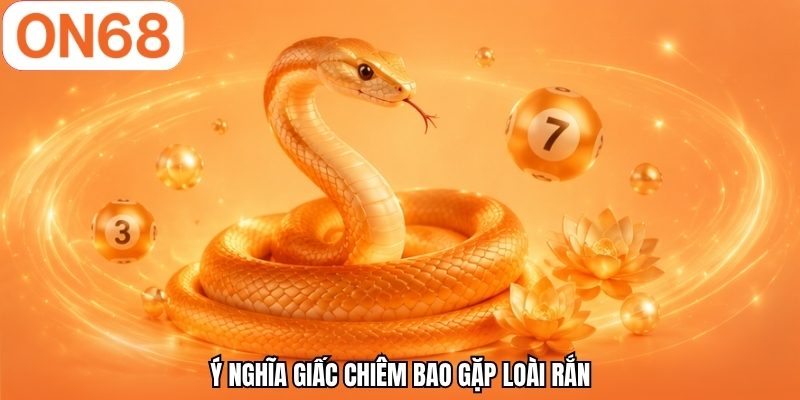 &Yacute; nghĩa giấc chi&ecirc;m bao gặp lo&agrave;i rắn
